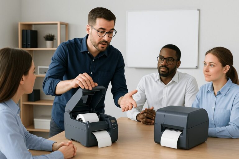 label, rfid printer installation and training