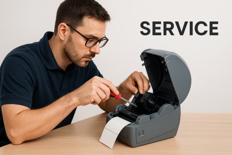 barcode & label printer service by macrosft me